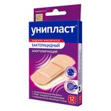 Пластырь бактерицидный амортизирующий Унипласт 12шт Пластырь бактерицидный амортизирующий Унипласт 12шт
