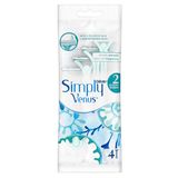 Одноразовая женская бритва Gillette Venus (Жиллетт Винус) Simply 2, 4 шт.