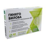 Гинкго билоба 80мг с глицином и витамином В6 Green side/Грин Сайд таблетки 300мг 60шт Гинкго билоба 80мг с глицином и витамином В6 Green side/Грин Сайд таблетки 300мг 60шт