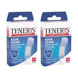2Х Лейкопластырь бактерицидный на прозрачной полимерной основе Silver Aqua Teneris/Тенерис 76х19мм 20шт 2Х Лейкопластырь бактерицидный на прозрачной полимерной основе Silver Aqua Teneris/Тенерис 76х19мм 20шт