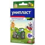 Набор Машины Унипласт: Лейкопластырь бактерицидный на основе пленки 1,6х5,7см 8шт+1,9х7,2см 12шт Набор Машины Унипласт: Лейкопластырь бактерицидный на основе пленки 1,6х5,7см 8шт+1,9х7,2см 12шт
