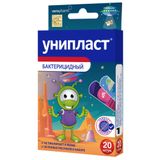 Набор Космический Унипласт: Лейкопластырь бактерицидный на основе пленки 1,6х5,7см 8шт+1,9х7,2см 12шт Набор Космический Унипласт: Лейкопластырь бактерицидный на основе пленки 1,6х5,7см 8шт+1,9х7,2см 12шт