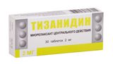 Тизанидин таблетки 2мг 30шт Тизанидин таблетки 2мг 30шт