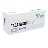 Тадалафил таблетки п/о плен. 20мг 8шт Тадалафил таблетки п/о плен. 20мг 8шт