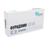 Фурадонин таблетки 100мг 20шт Фурадонин таблетки 100мг 20шт