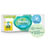 Салфетки влажные детские Harmonie Aqua Pampers/Памперс 48шт Салфетки влажные детские Harmonie Aqua Pampers/Памперс 48шт