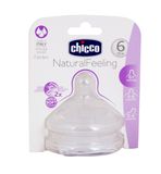 Соска силиконовая быстрый поток от 6 мес. Natural Feeling Chicco/Чикко 2шт Соска силиконовая быстрый поток от 6 мес. Natural Feeling Chicco/Чикко 2шт