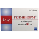 Телминорм таблетки 80мг 14шт Телминорм таблетки 80мг 14шт