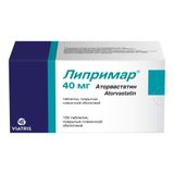 Липримар таблетки п/о плен. 40мг 100шт Липримар таблетки п/о плен. 40мг 100шт