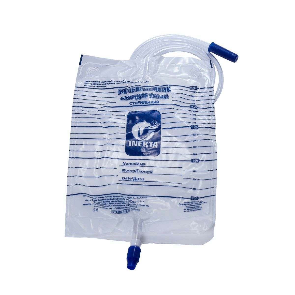 Изображение товара Мочеприемник стерильный стандартный однократного применения Inekta 2л