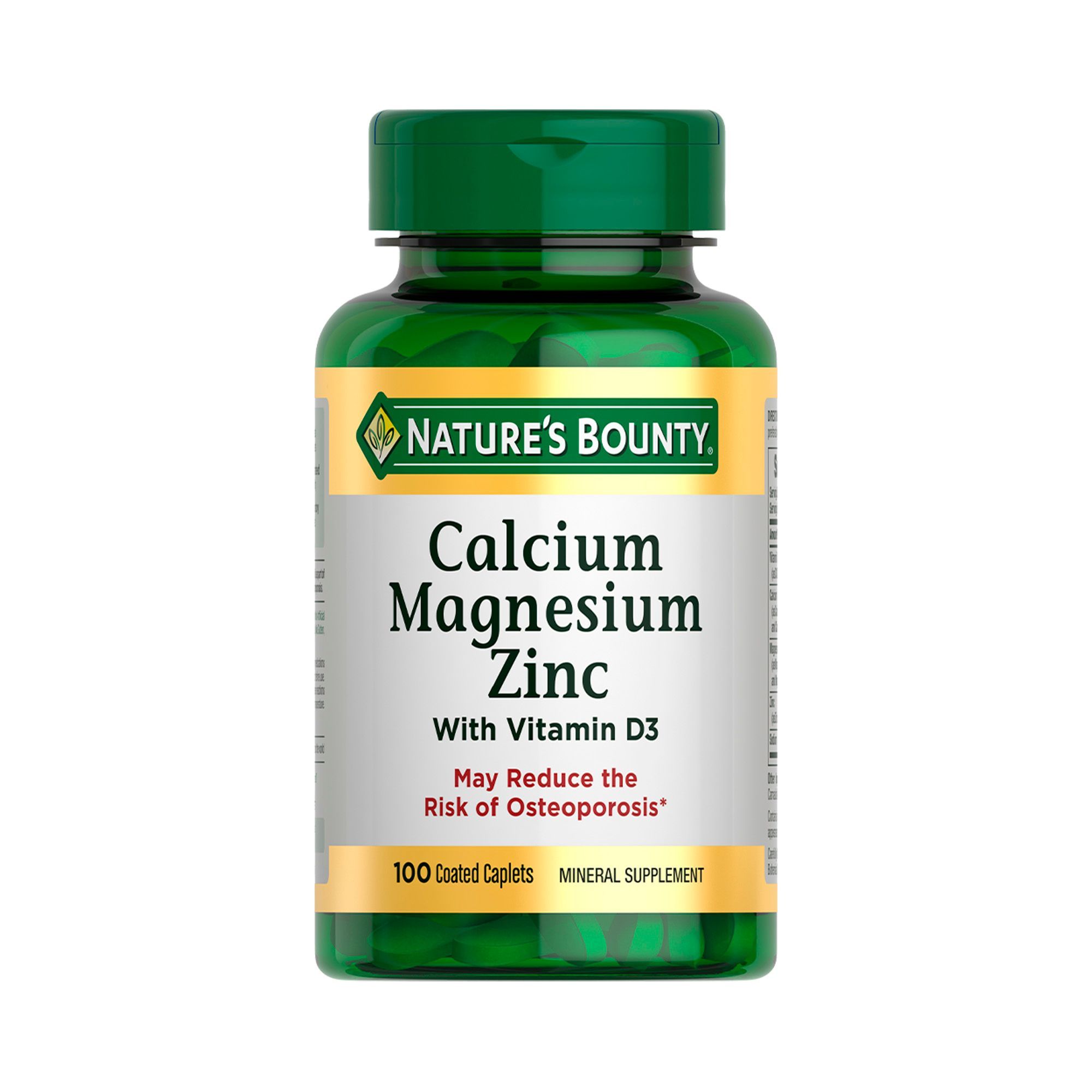 Изображение товара Кальций, магний, цинк Nature's Bounty/Нэйчес баунти таблетки 1414мг 100шт