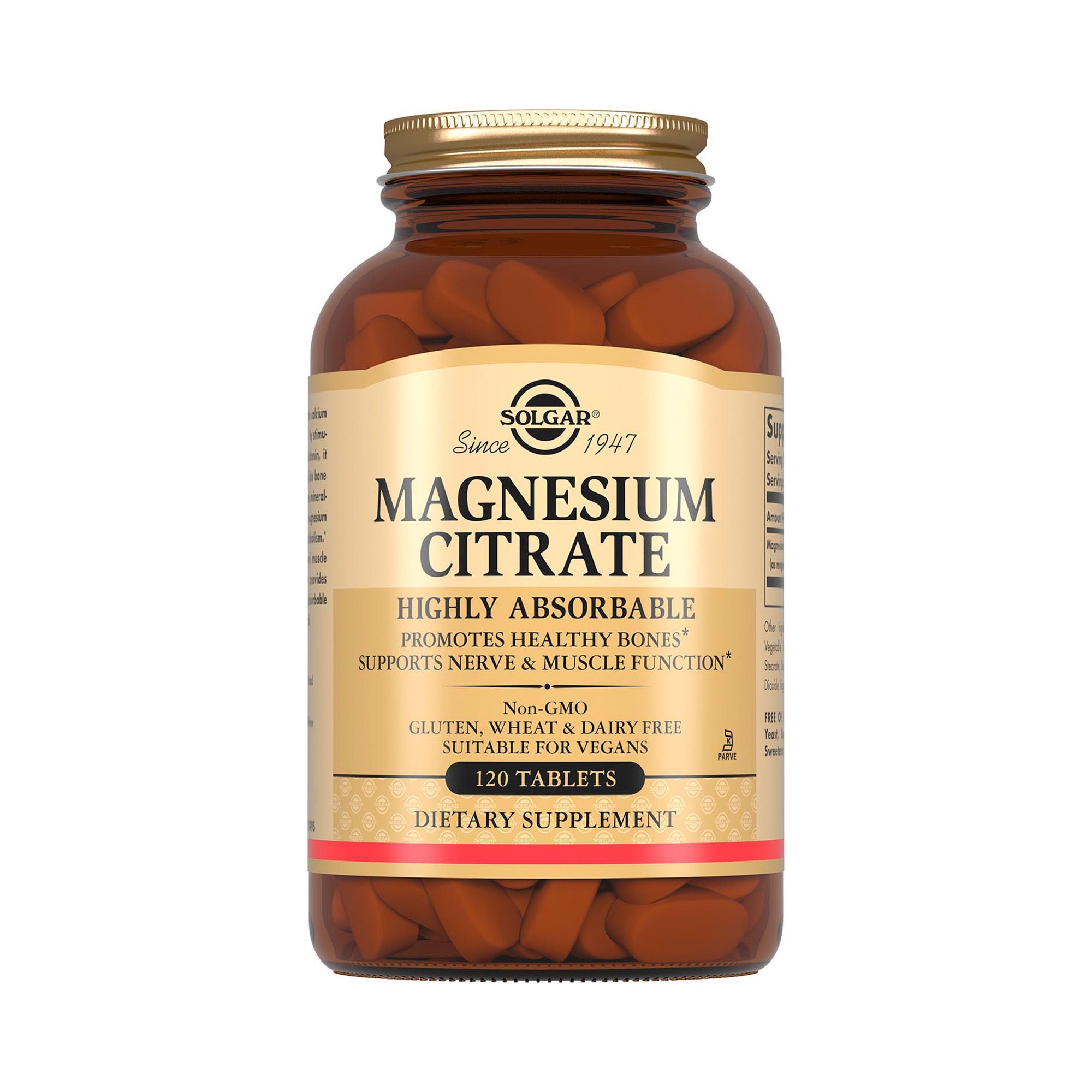 Изображение товара Магния цитрат Solgar таблетки 1717мг 120 шт natural supplement