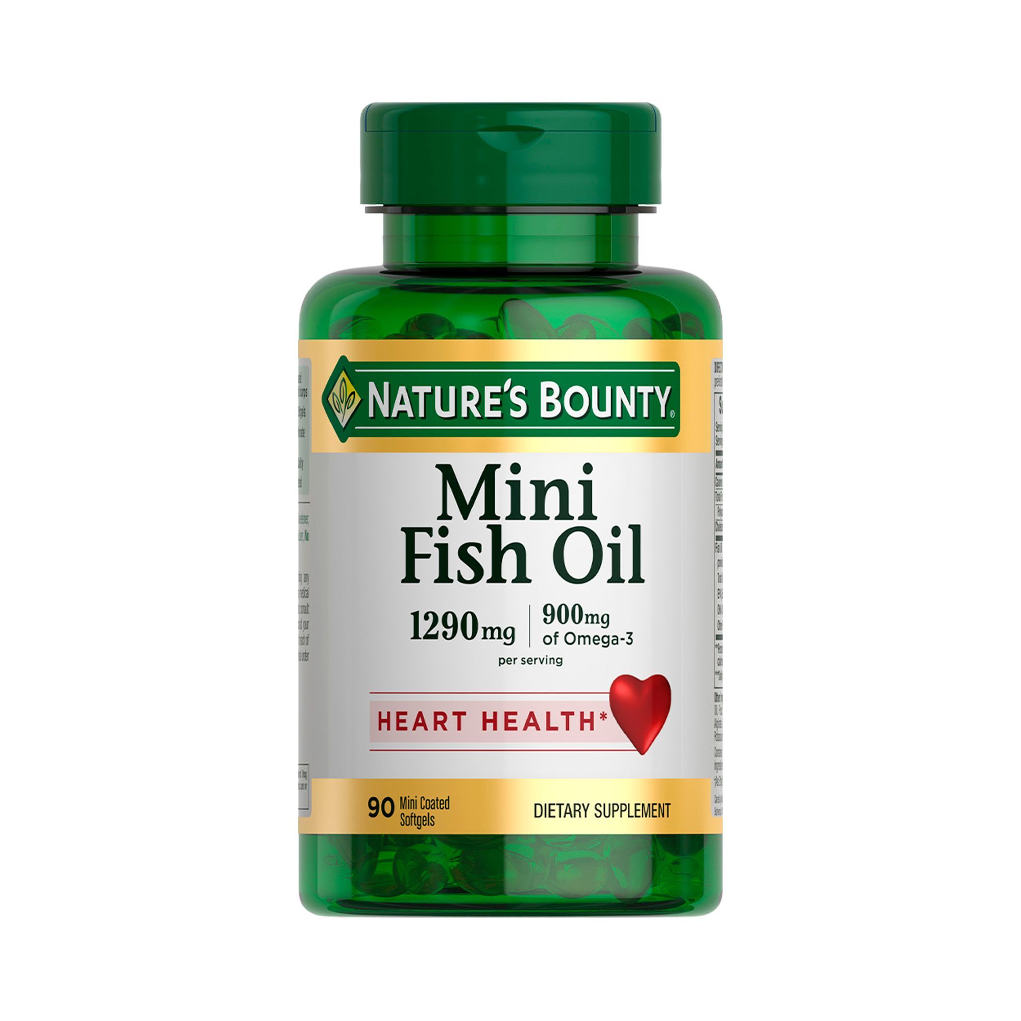 Изображение товара Omega 3 Мини капсулы 900 мг 90 шт Nature's Bounty для сердца сосудов и кожи