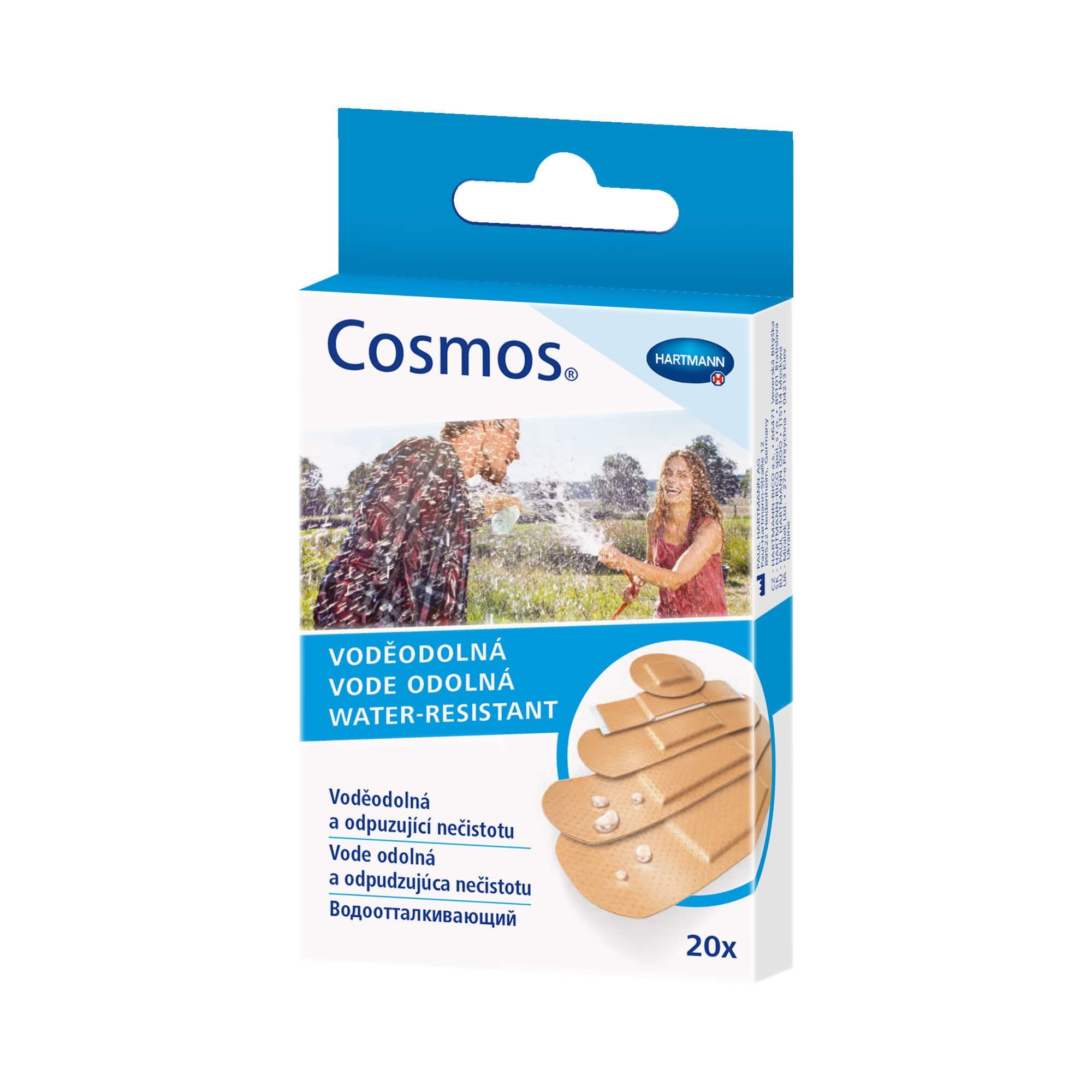 Изображение товара Пластырь водоотталкивающий Cosmos нестерильный 20 шт для защиты ран