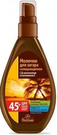 Изображение товара Молочко-спрей для загара солнцезащитное SPF45+ Floresan/Флоресан 160мл