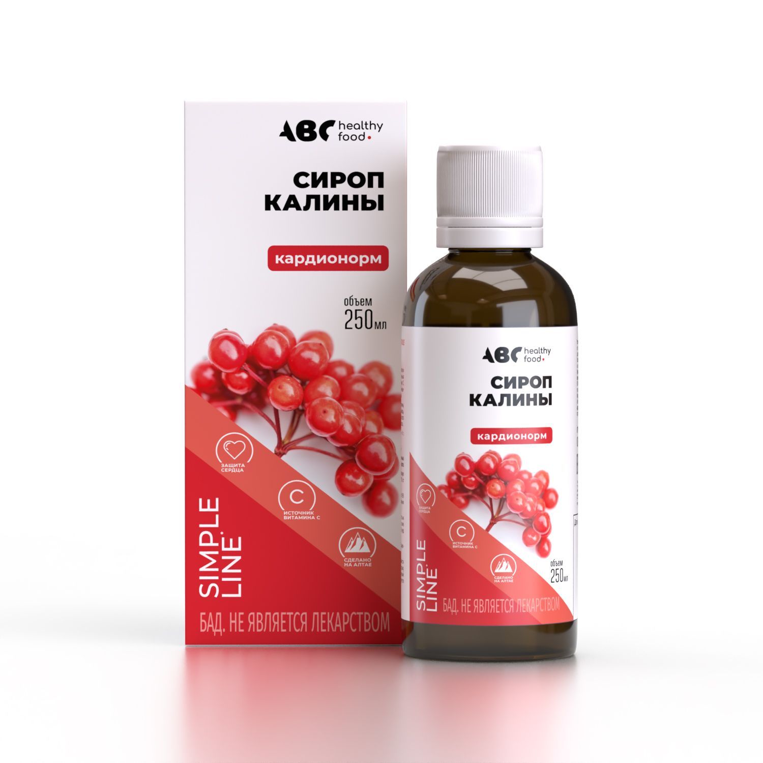 Изображение товара Кардионорм с калиной ABC Healthy Food сироп 250мл