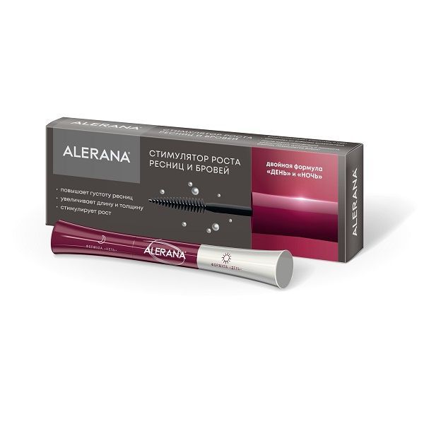 Изображение товара Стимулятор роста ресниц и бровей Alerana/Алерана 6мл 2шт