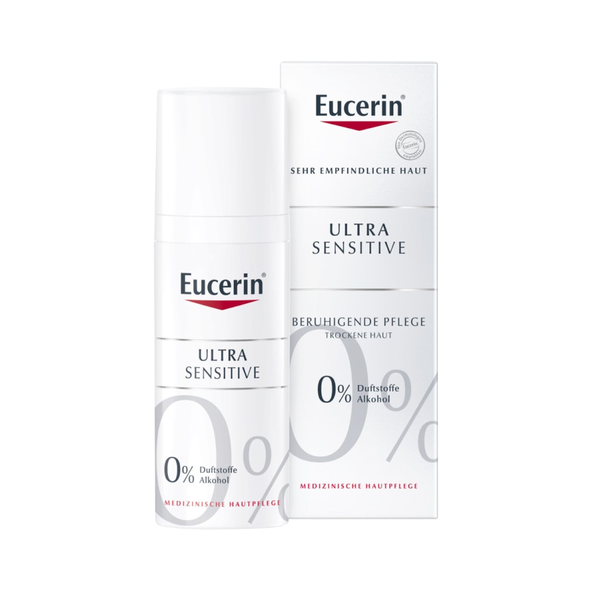 Изображение товара Крем для чувствительной сухой кожи Eucerin Ultra Sensitive 50 мл успокаивающий и восстанавливающий