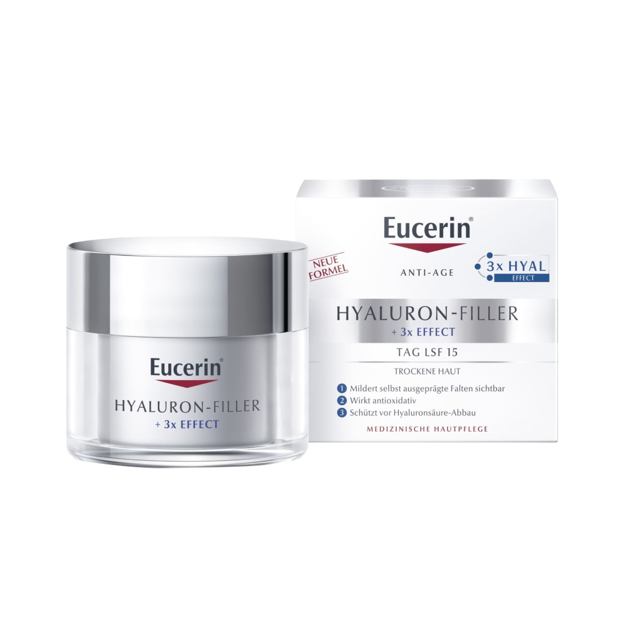 Изображение товара Eucerin Hyaluron-Filler Дневной Крем SPF15 для Сухой Кожи 50мл