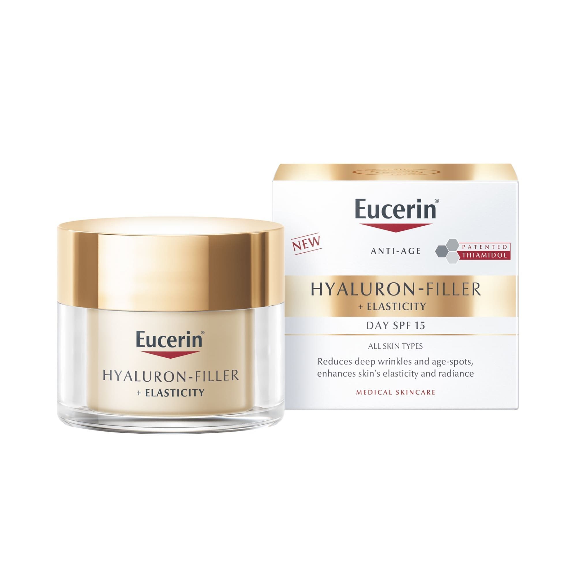 Изображение товара Крем для дневного ухода за кожей Hyaluron-Filler+Elasticity Eucerin/Эуцерин банка 50мл (69675)