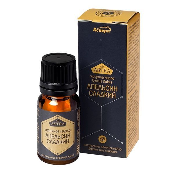 Изображение товара Эфирное масло апельсин сладкий Аспера 10 мл натуральный ароматерапия косметика
