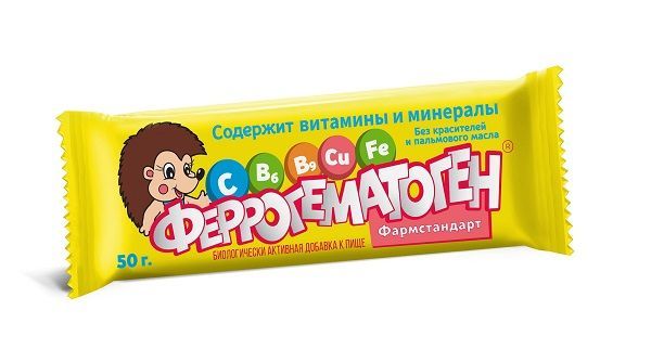 Изображение товара Феррогематоген-Фармстандарт пастилки жевательные 50 г с железом и витаминами