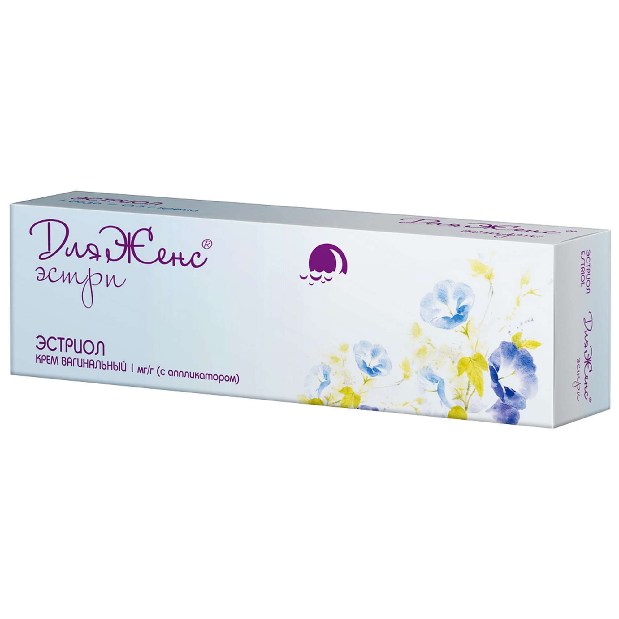 Изображение товара Вагинальный крем ДляЖенс эстриол 1 мг/г 15 г для локальной гормональной терапии
