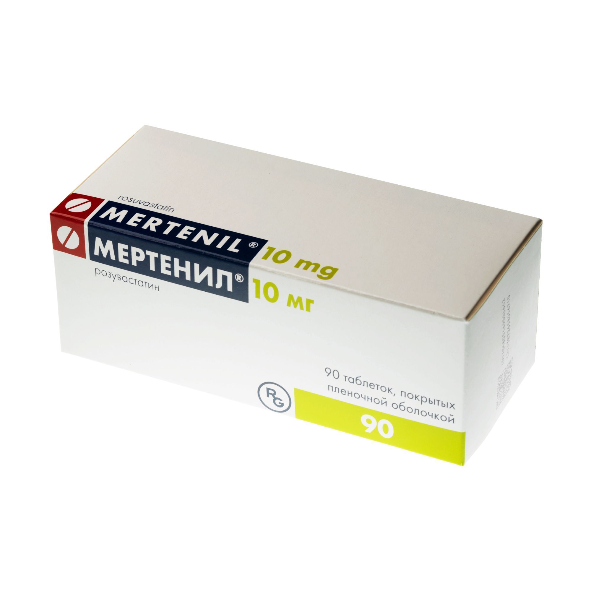 Изображение товара Мертенил таблетки п/о плен. 10мг 90шт