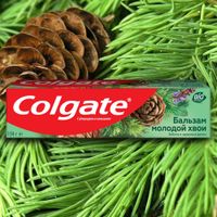 Паста зубная бальзам молодой хвои Colgate/Колгейт 154г (100 мл) миниатюра фото №5