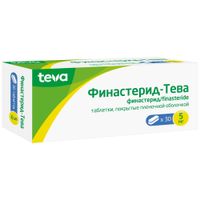 Финастерид-Тева таблетки п/о плён. 5мг 30шт миниатюра фото №3