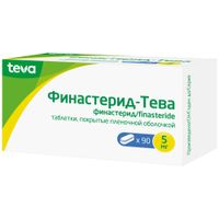 Финастерид-Тева таблетки п/о плен. 5мг 90шт миниатюра фото №2