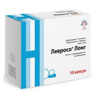 Левросо Лонг капсулы с модифицированным высвобождением 25мг+3мг 10шт