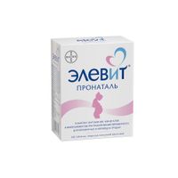 Элевит Пронаталь таблетки п/о плен. 100шт миниатюра фото №3