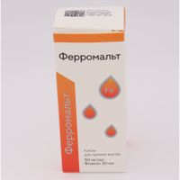 Ферромальт капли для приема внутрь 50мг/мл 30мл