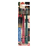 Щетка зубная ультрамягкая для взрослых Christmas Curaprox/Курапрокс 2шт (CS5460/2)