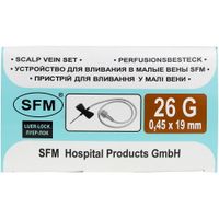 Устройства для вливания в малые вены иглы-бабочки стерильные 26G SFM 0,45х19мм 100шт миниатюра фото №8