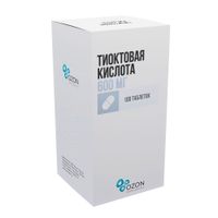 Тиоктовая кислота таблетки п/о плен. 600мг 100шт