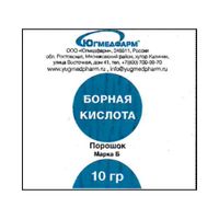 Борная кислота Югмедфарм порошок 10г миниатюра