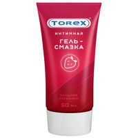 Гель-смазка интимная сладкая клубника Torex/Торекс туба 50мл