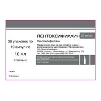 Пентоксифиллин концентрат для приг. раствора для инфузий 20мг/мл 10мл 10шт миниатюра фото №3