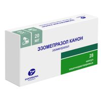 Эзомепразол Канон капсулы кишечнорастворимые 20мг 28шт