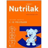 Напиток сухой молочный детское молочко для детей раннего возраста 3 Nutrilak/Нутрилак 600г