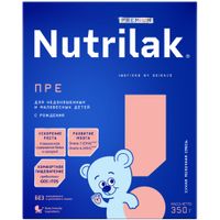 Смесь сухая молочная с рождения ПРЕ Premium Nutrilak/Нутрилак 350г
