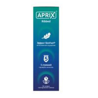 Презервативы ребристые Ribbed Aprix/Априкс 3шт миниатюра фото №2 Презервативы ребристые Ribbed Aprix/Априкс 3шт миниатюра фото №2