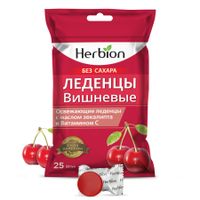 Леденцы вкус вишни без сахара Herbion Pakistan/Хербион Пакистан 2,5г 25шт
