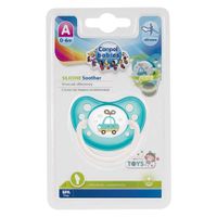 Пустышка Canpol babies (Канпол бейбис) Toys анатомическая силиконовая 0-6 мес. бирюзовая/розовая миниатюра фото №3