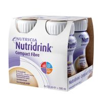 Смесь жидкая высококалорийная с пищевыми волокнами вкус кофе Compact Fibre Nutridrink/Нутридринк бут. 125мл 4шт