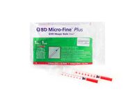 Шприц инсулиновый U-40 Micro-Fine Plus BD/БиДи 0,33х12,7мм 1мл 10шт (320910)