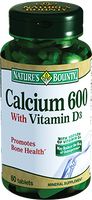 Кальций 600 с витамином Д3 Nature's Bounty/Нэйчес баунти таблетки 60шт миниатюра фото №2