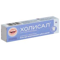 Холисал гель стоматологический 15г миниатюра фото №2